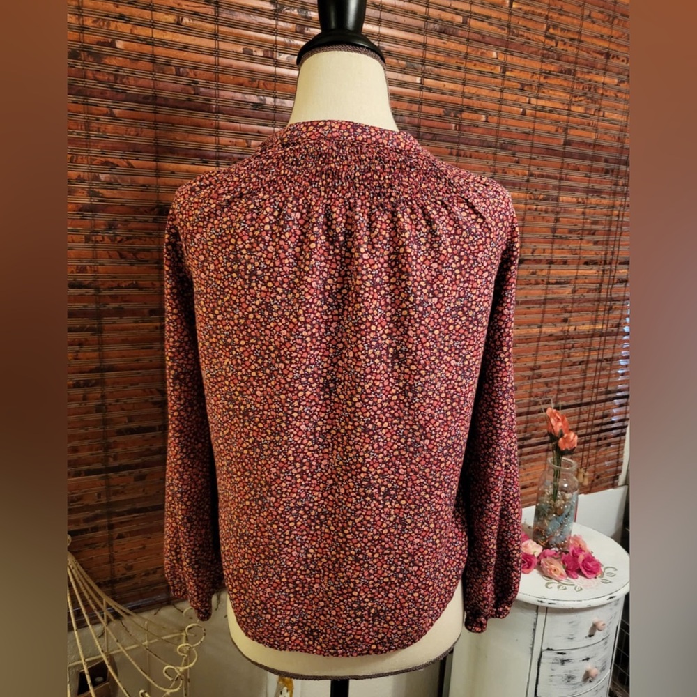 Floral Print Women's Top - Picture 3 of 4